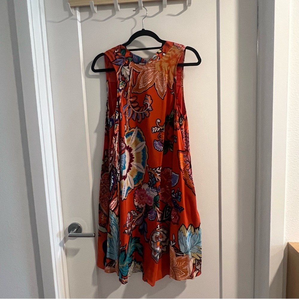 Anthropologie Maeve Silk Swing Dress Small